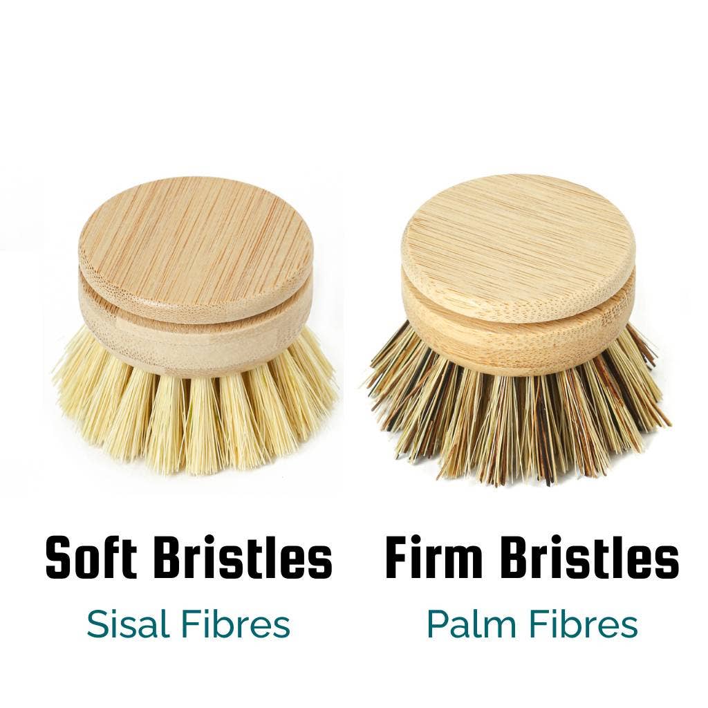 Replacement Dish Brush Heads | Eco Bamboo (Pack of 4)